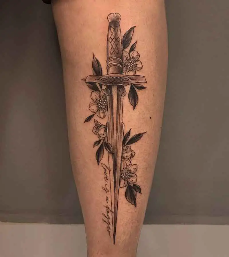 Loki Dagger Tattoo 3