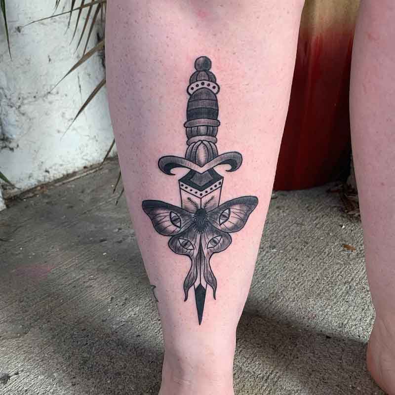 Lucky Dagger Tattoo 2