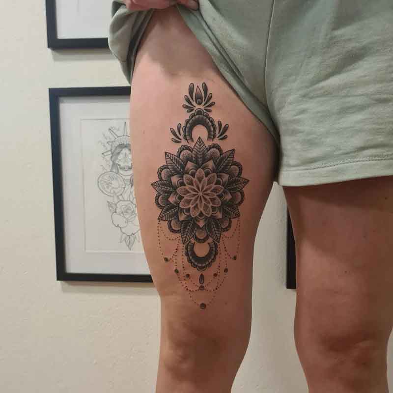 Mandala Flower Tattoo 2