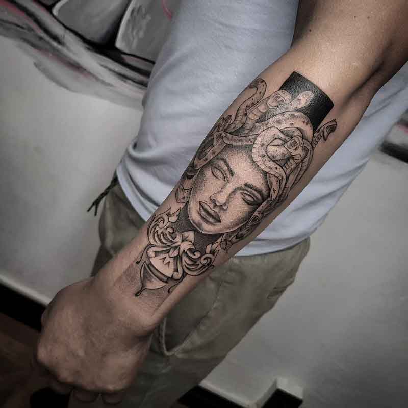 Medusa Sleeve Tattoo 3