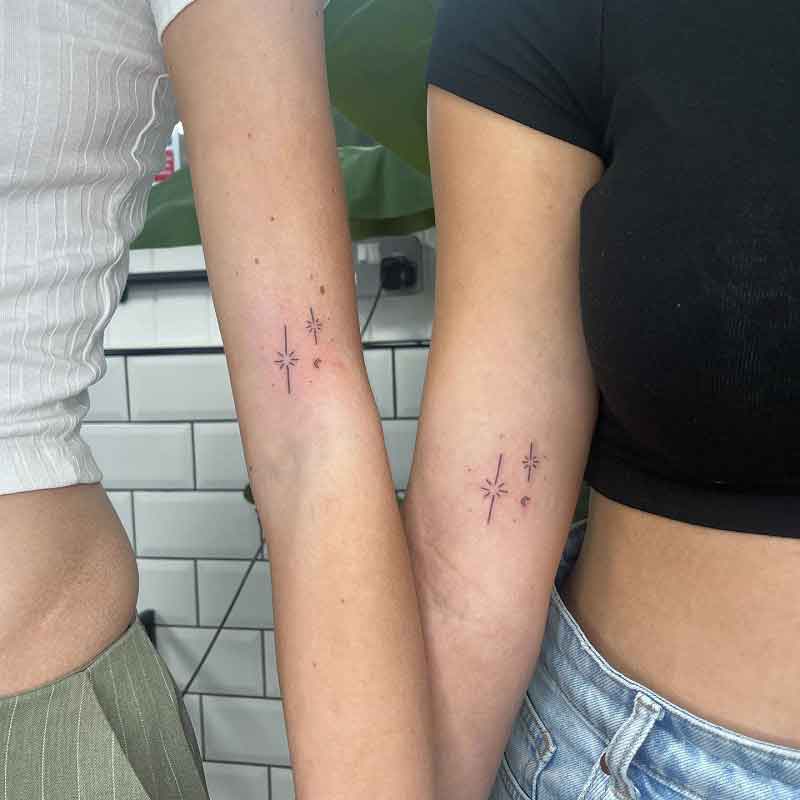 Minimalist Best Friend Tattoos 1