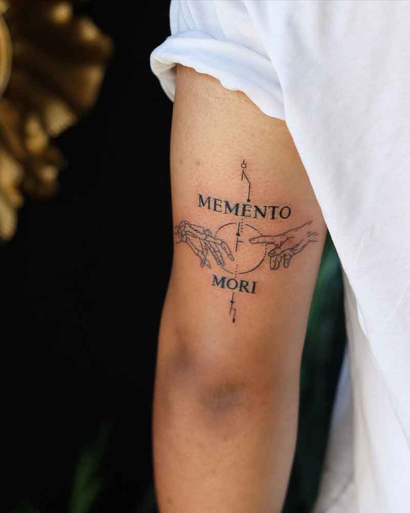 Minimalist Memento Mori Tattoo 2