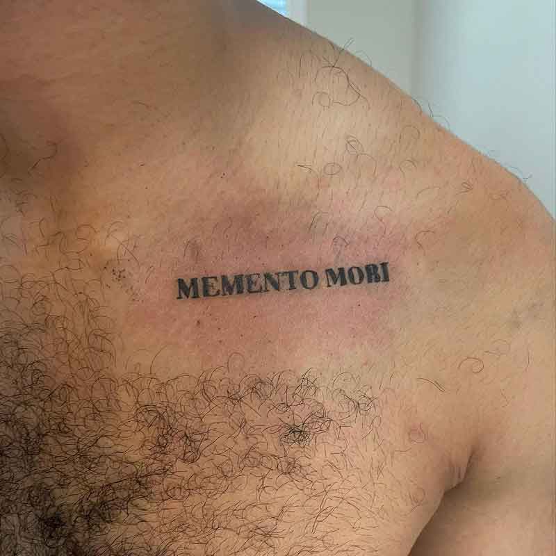 Minimalist Memento Mori Tattoo 3