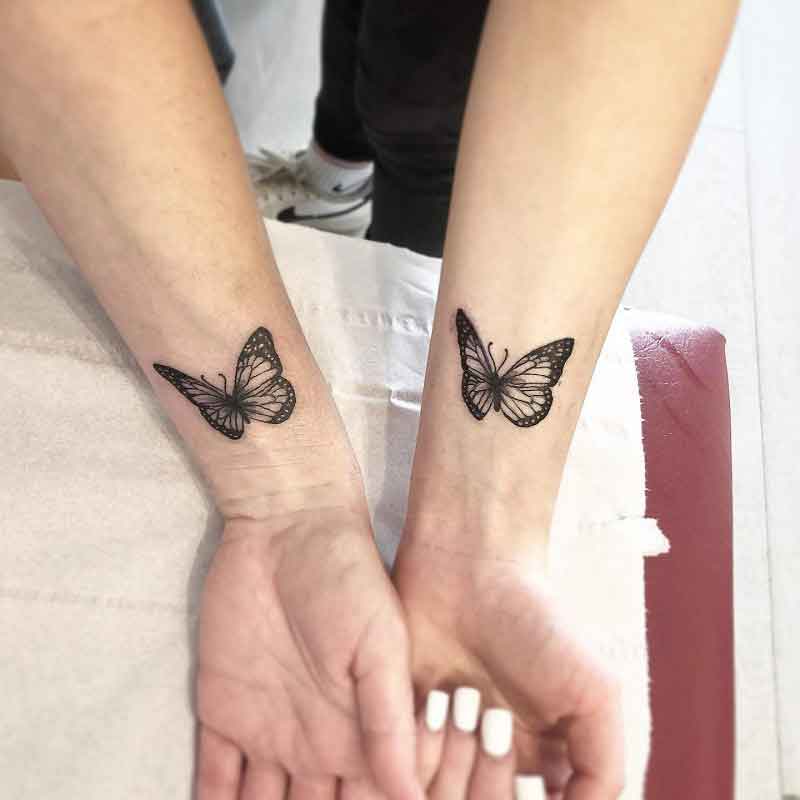 Mother Daughter Butterfly Tattoos 1