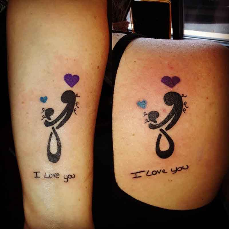 Mother Daughter Infinity Tattoos 2