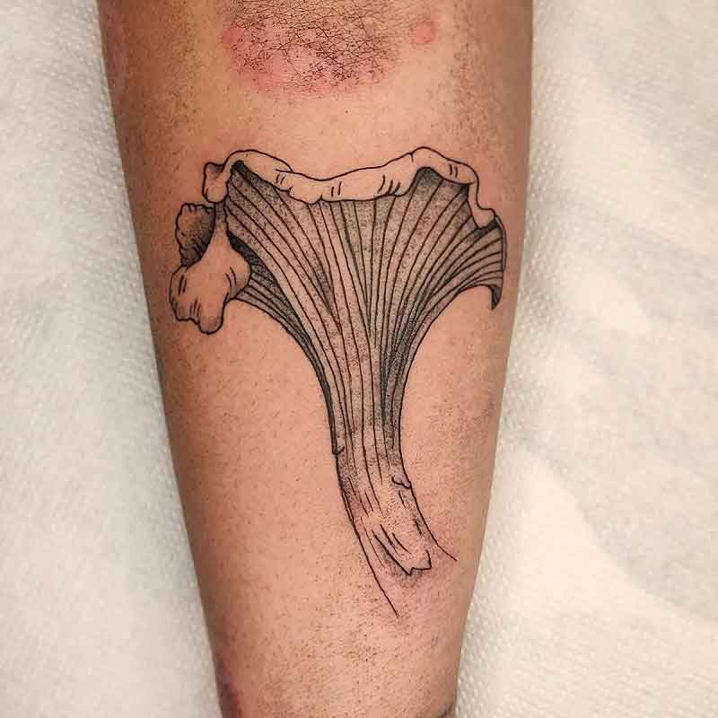 Oyster Mushroom Tattoo 2