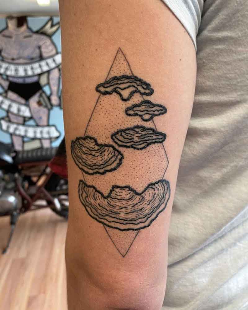 Reishi Mushroom Tattoo 2