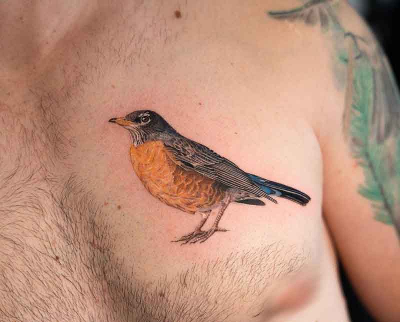 Robin Bird Tattoo 1