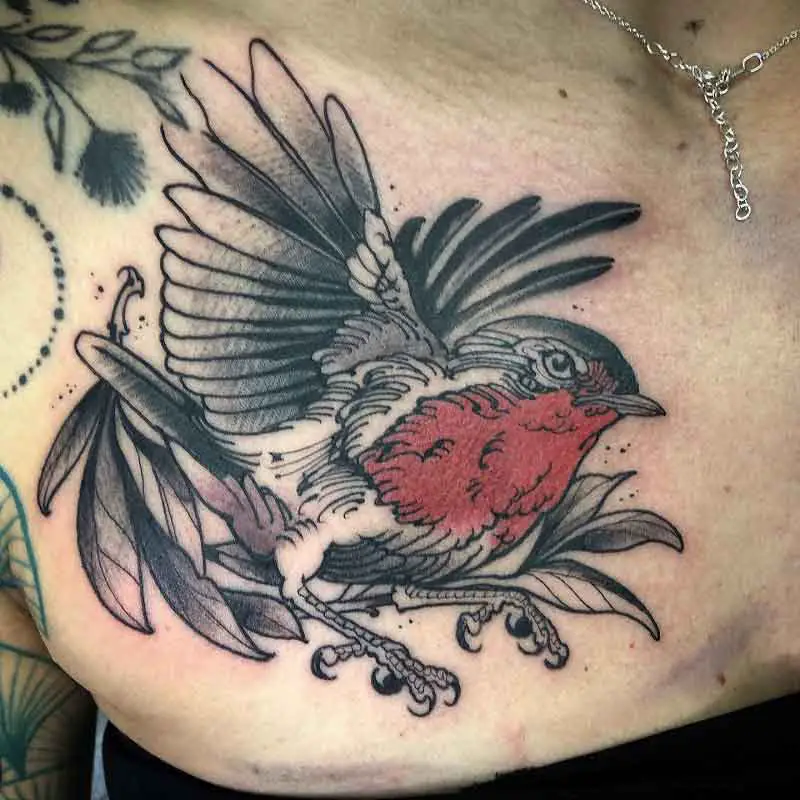 Robin Bird Tattoo 3