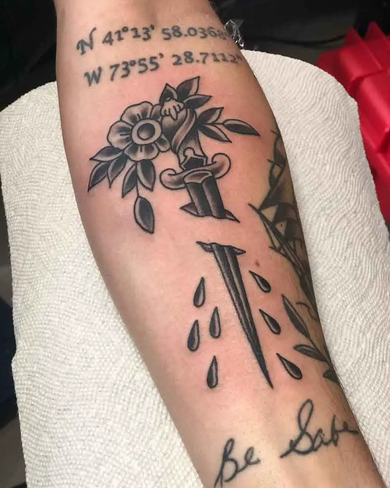 Sacred Dagger Tattoo 1