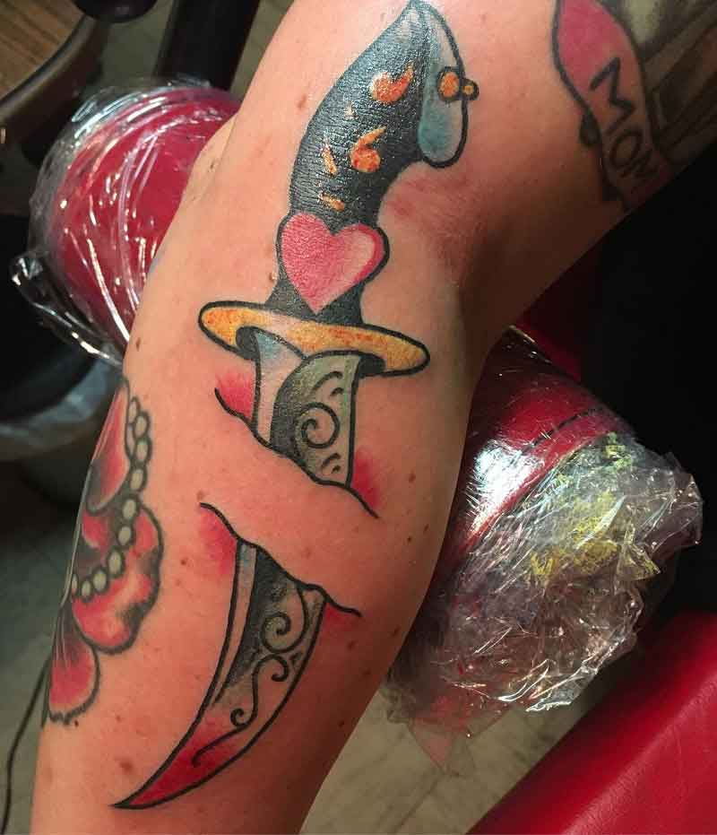 Sailor Jerry Dagger Tattoo 2