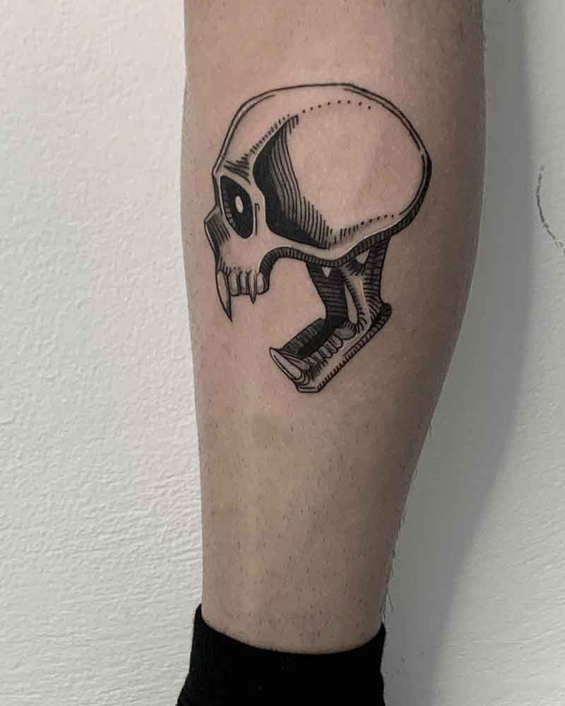Skull Flash Tattoo 1