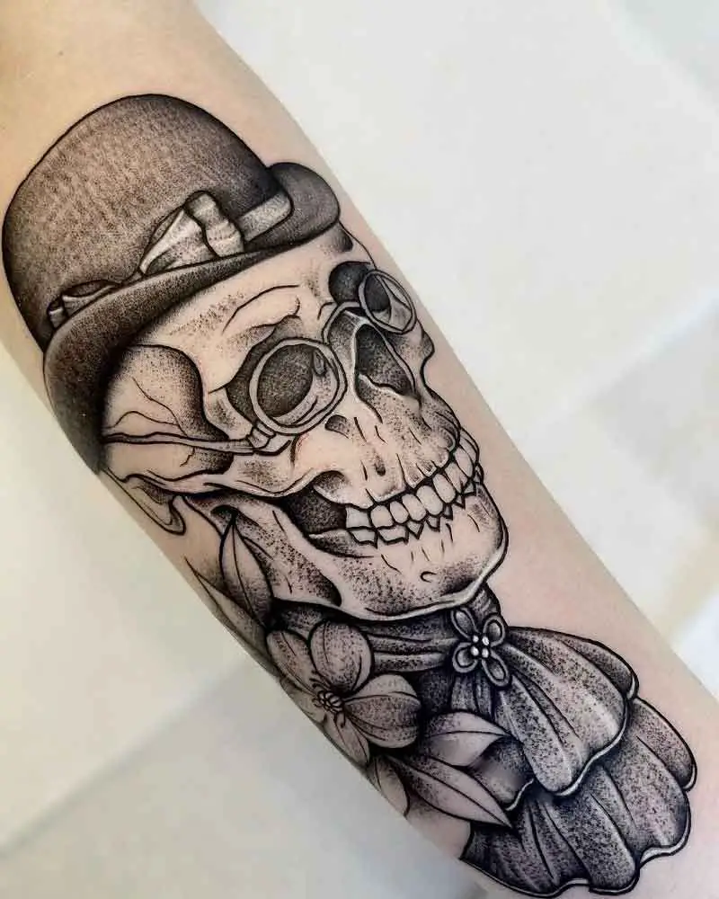 Skull Flash Tattoo 2
