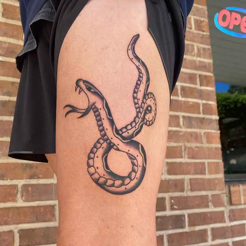 Snake Flash Tattoo 3