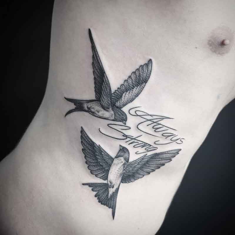 Sparrow Bird Tattoo 1