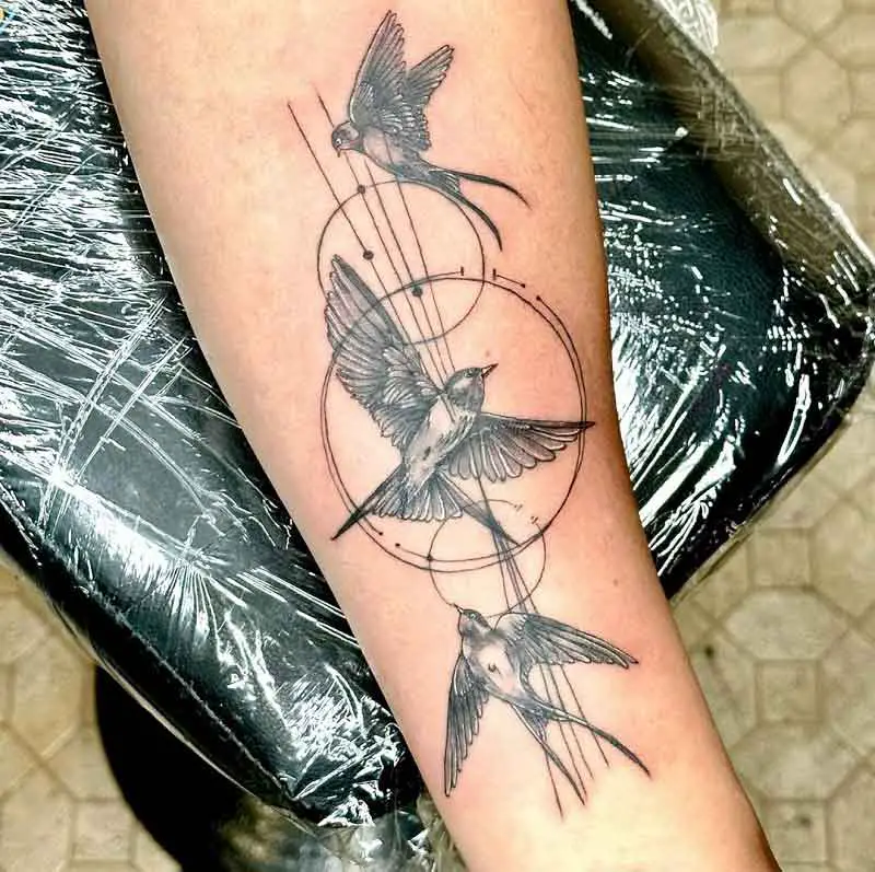 Swallow Bird Tattoo 3