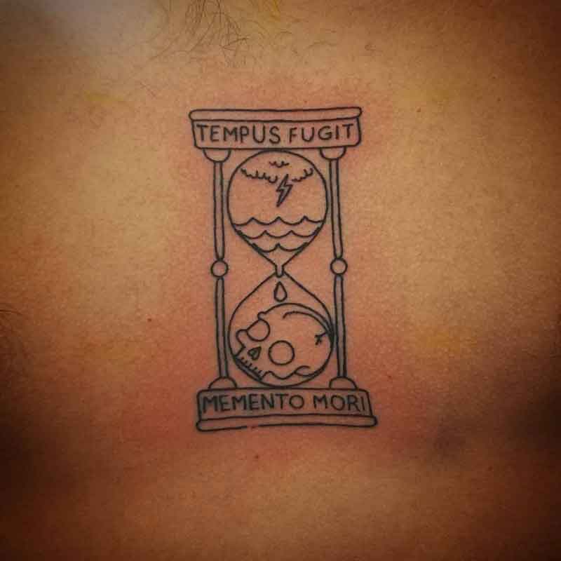Tempus Fugit Memento Mori Tattoo 2
