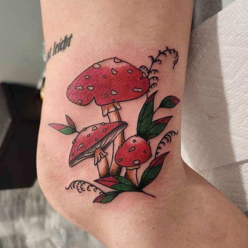 Traditional Mushroom Tattoo 2