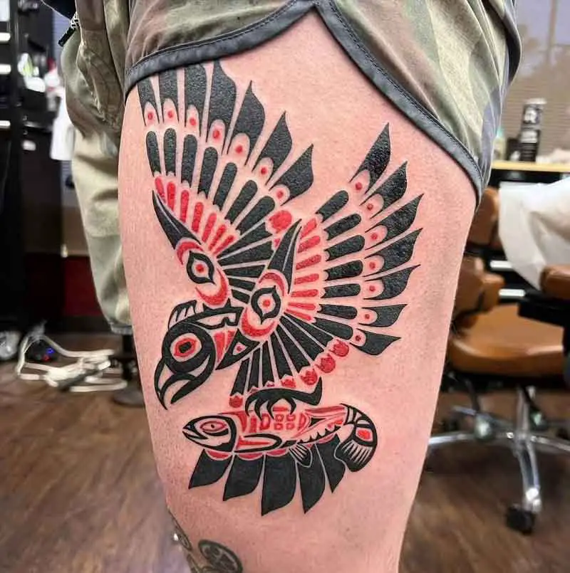 Tribal Bird Tattoo 2
