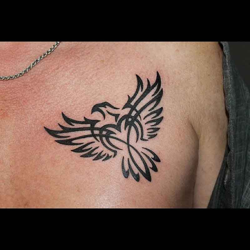 Tribal Bird Tattoo 3