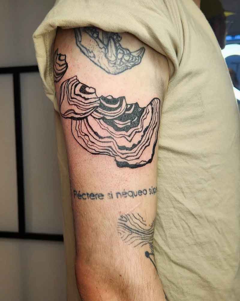 Turkey Tail Mushroom Tattoo 3