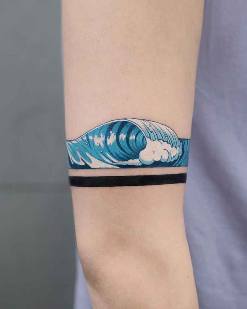 Wave Ring Tattoo 2