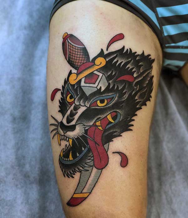 american-traditional-wolf-tattoo-3