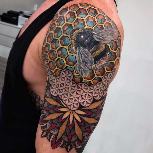 honey-bee-tattoos-1