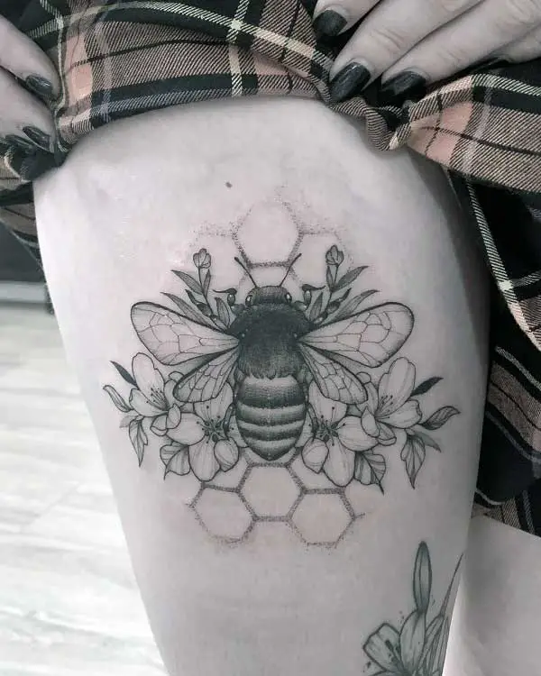 honey-bee-tattoos-2