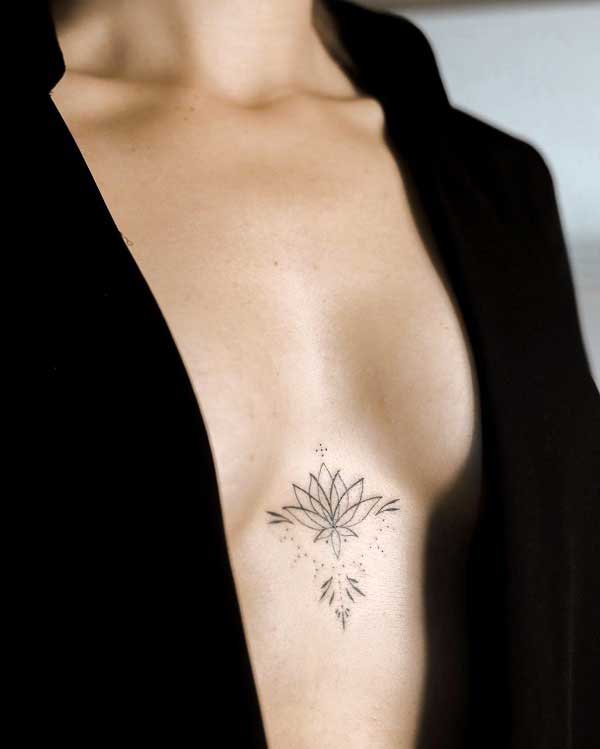 lotus-sternum-tattoo-2