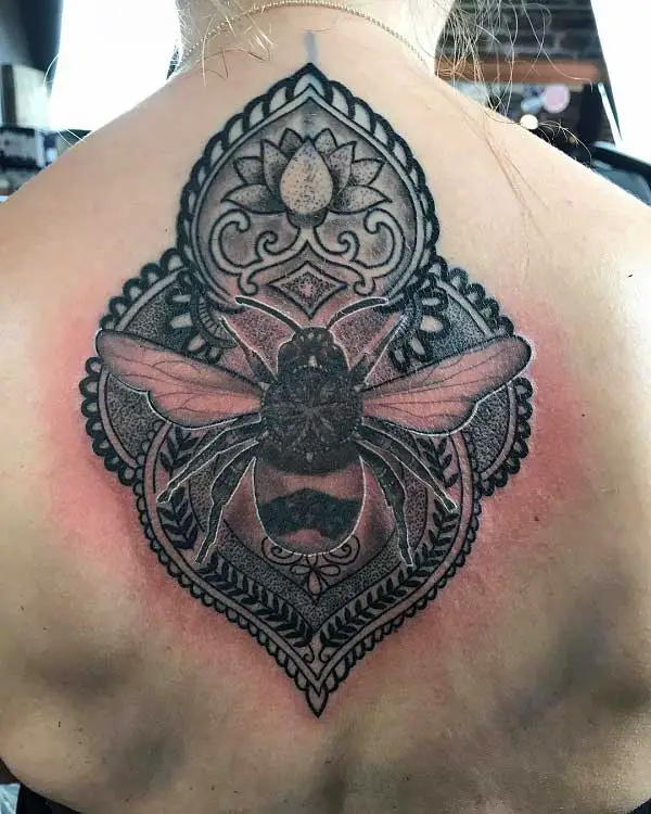 mandala-bee-tattoo-3 