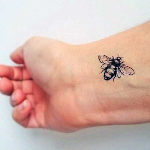 vintage-bee-tattoo-2