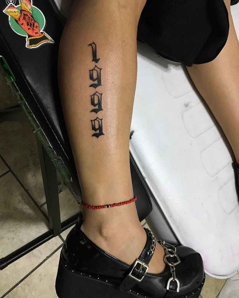 1999 Leg Tattoo 2