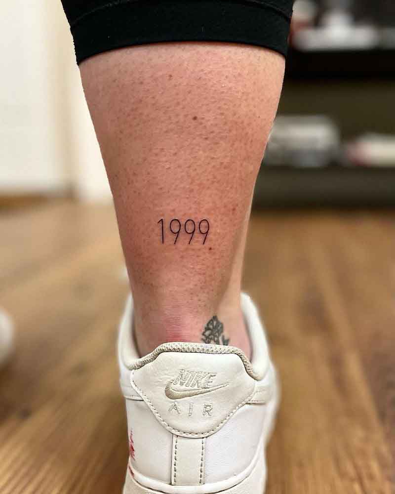 1999 Leg Tattoo 4