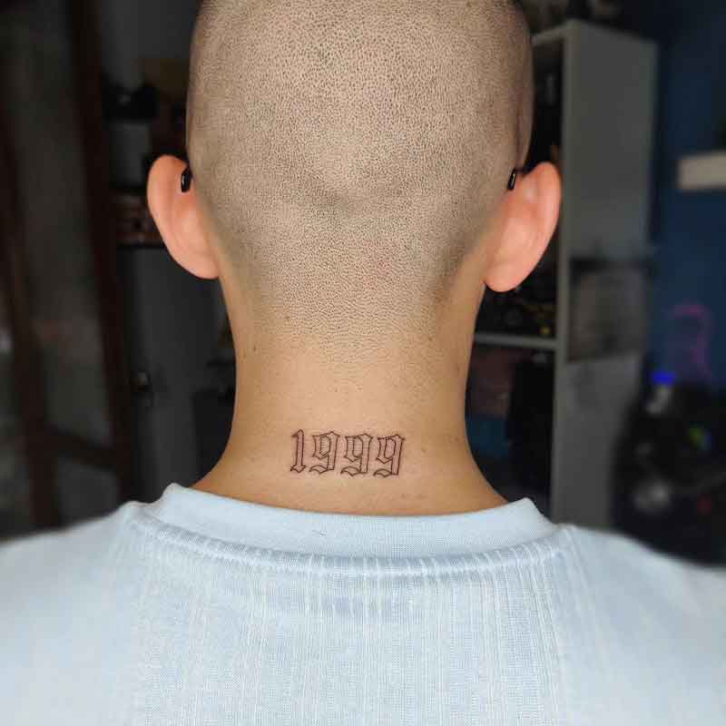 1999 Neck Tattoo 5