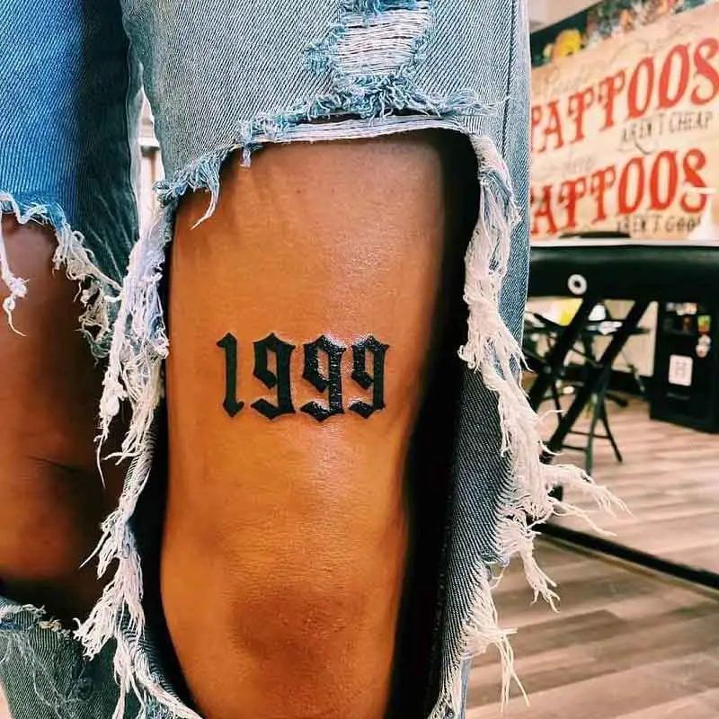 1999 Old English Tattoo 4