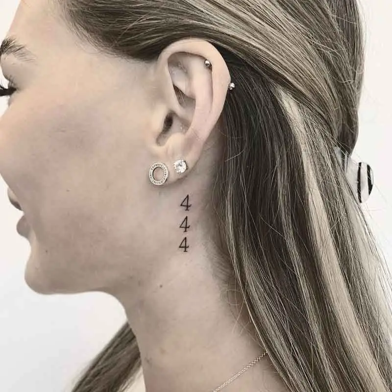 444 Tattoo Neck 3