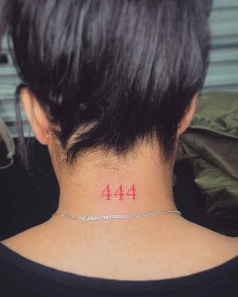 444 Tattoo Neck 4