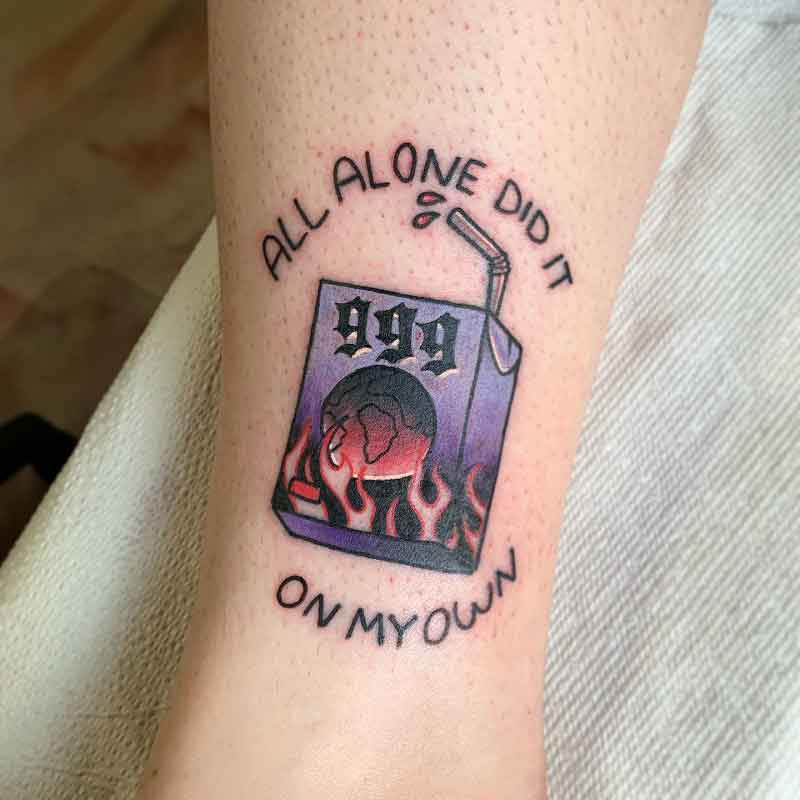 999 Juice Wrld Tattoo 2