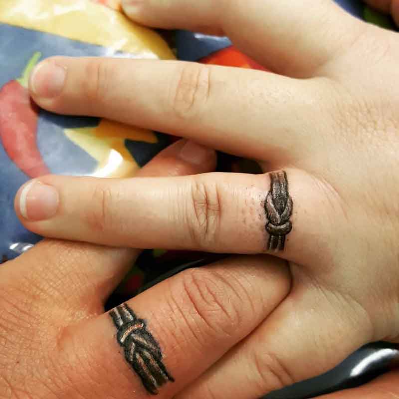 Always And Forever Soulmate Wedding Ring Tattoos 2