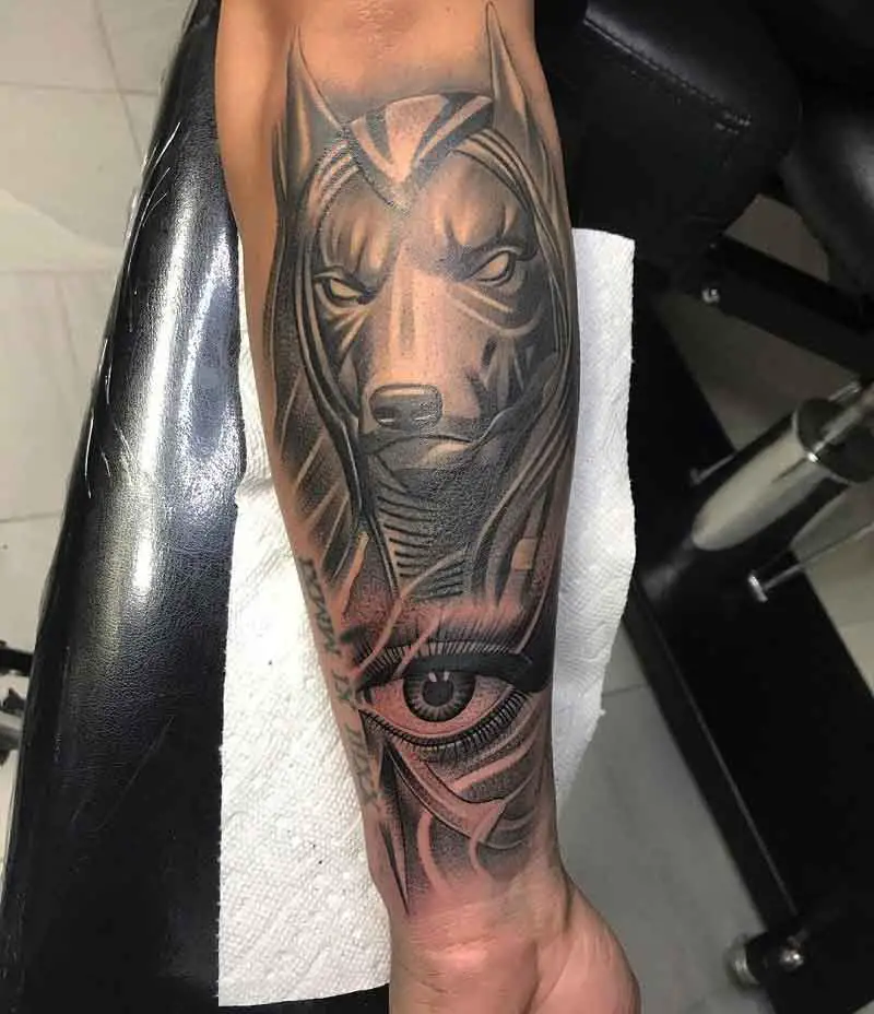 Anubis Eye Tattoo 2