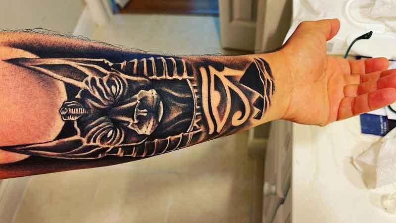 Anubis Horus Tattoo 2