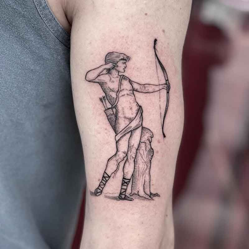 Apollo Greek God Tattoo 2