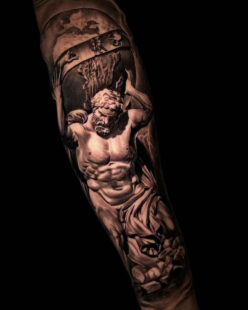Atlas Greek God Tattoo 1