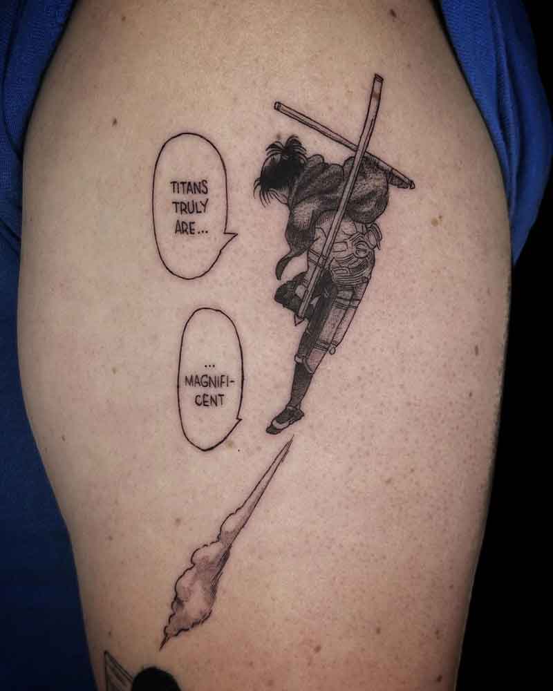 Attack On Titan Small Tattoo 3