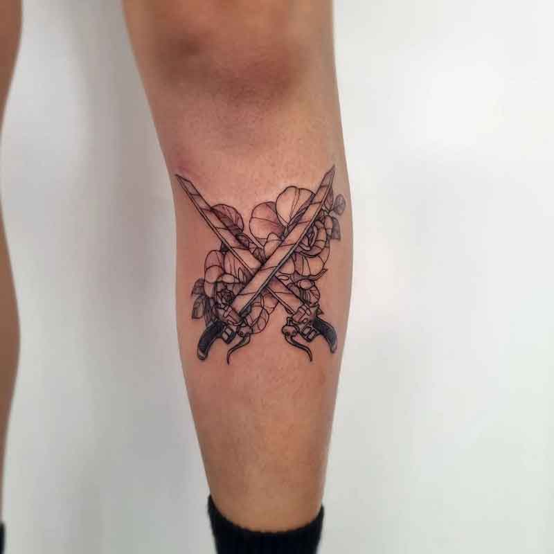 Attack On Titan Sword Tattoo 5