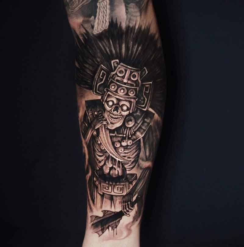 Aztec Forearm Tattoos 2