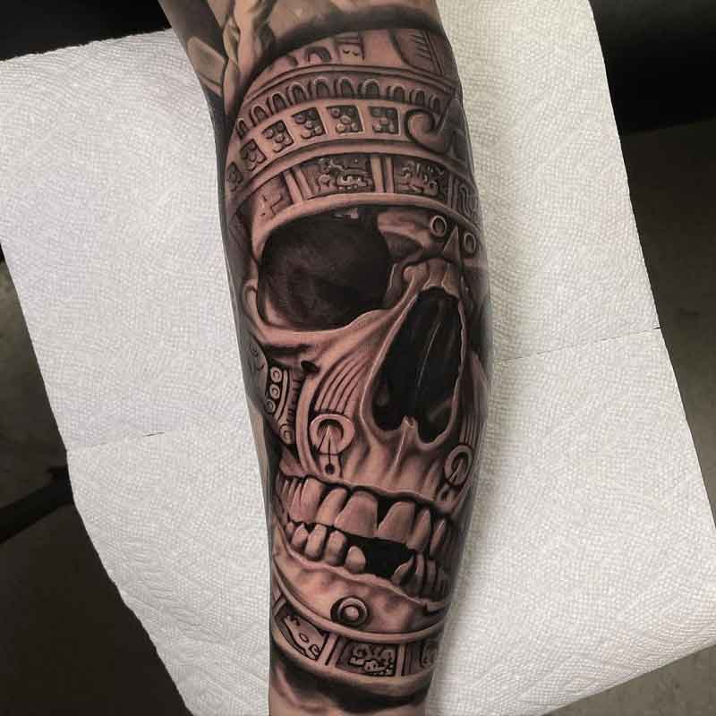 Aztec Forearm Tattoos 3