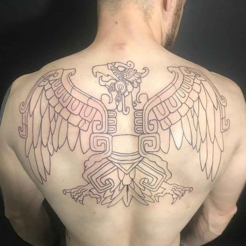 Aztec Mexican Eagle Tattoo 2