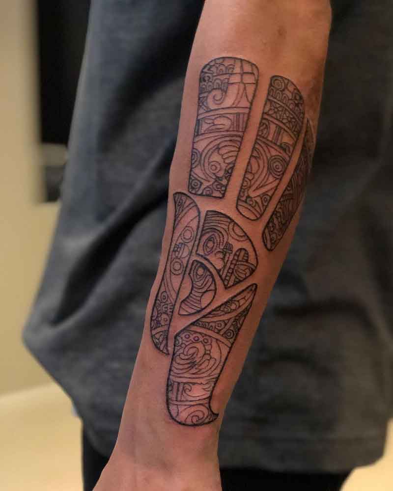 Aztec Mexican Eagle Tattoo 5